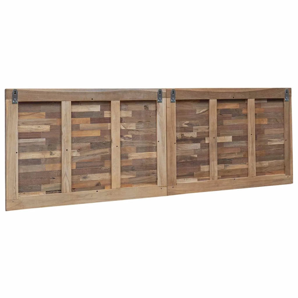 Testiera Naturale Legno di teak solido