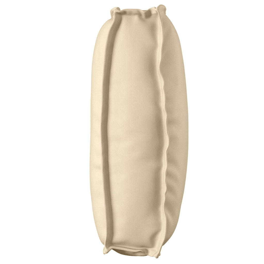 Cuscino per pallet per seduta/schiena beige 120x50x12 cm in tessuto Oxford