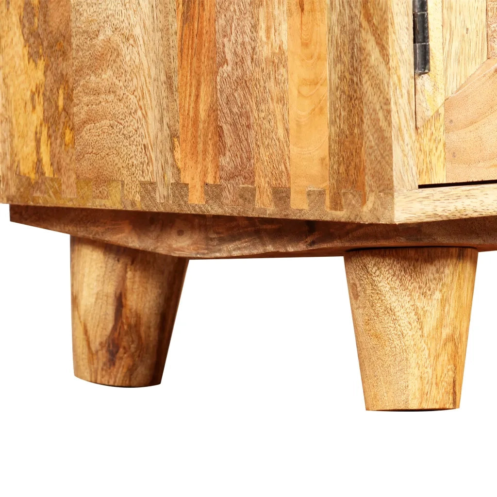 Mobile Porta TV in Legno Massello di Mango 118x35x40 cm 245136