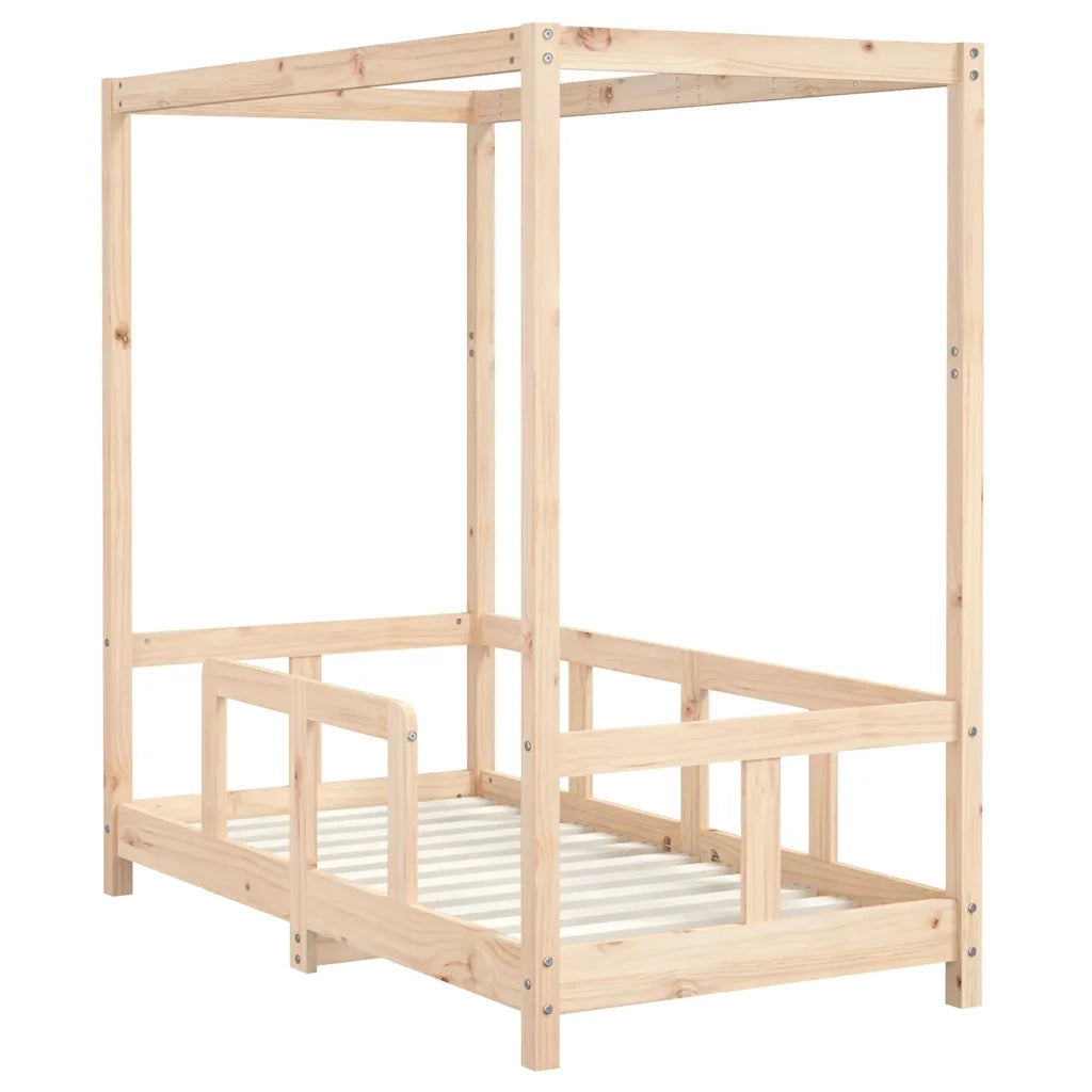 Giroletto per Bambini | Letto Infantile | Lettino 70x140 cm in Legno Massello di Pino