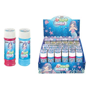 Trade Shop - Bolle Di Sapone Confezione Da 36 Pz Flaconi 60 Ml Sirenetta Per Gioco Bambini 807601 -