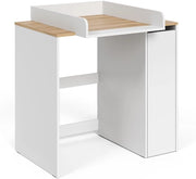 Mobile lavatrice Viktor, Bianco/Artisan, 93.6 x 88.2 cm 2 parti con fasciatoio