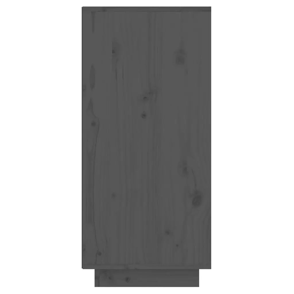 Mobile Consolle | Tavolo d'Ingresso Grigio 60x34x75 cm in Legno Massello di Pino