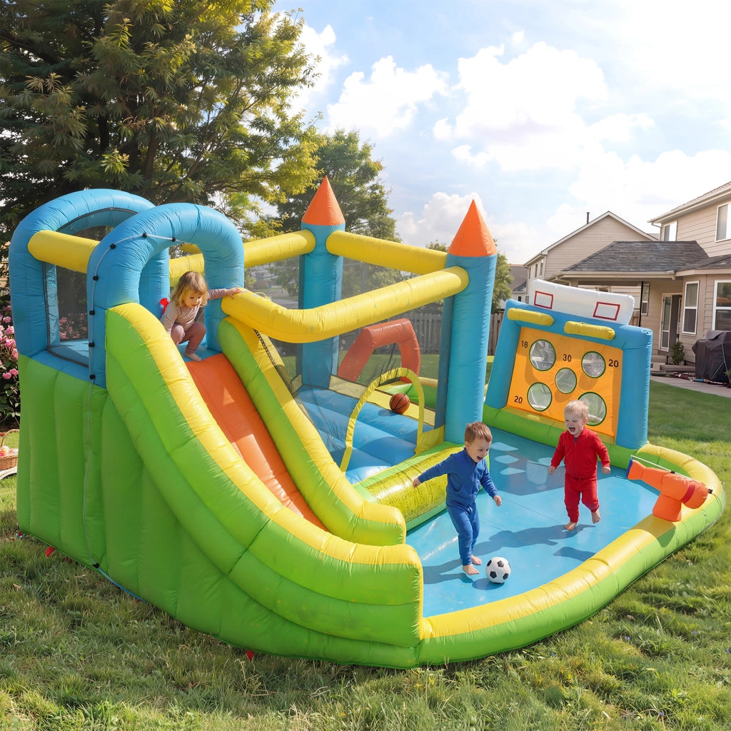 Castello gonfiabile per bambini ¨C Minimal ¨C 360x320x200cm per esterno