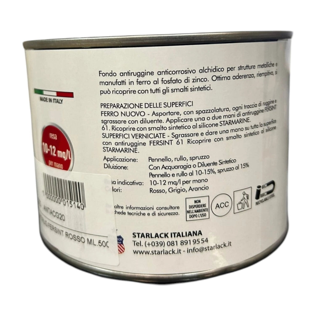 SMALTO FERSINT 61 ANTIRUGGINE SINTETICA GRIGIO 500ML