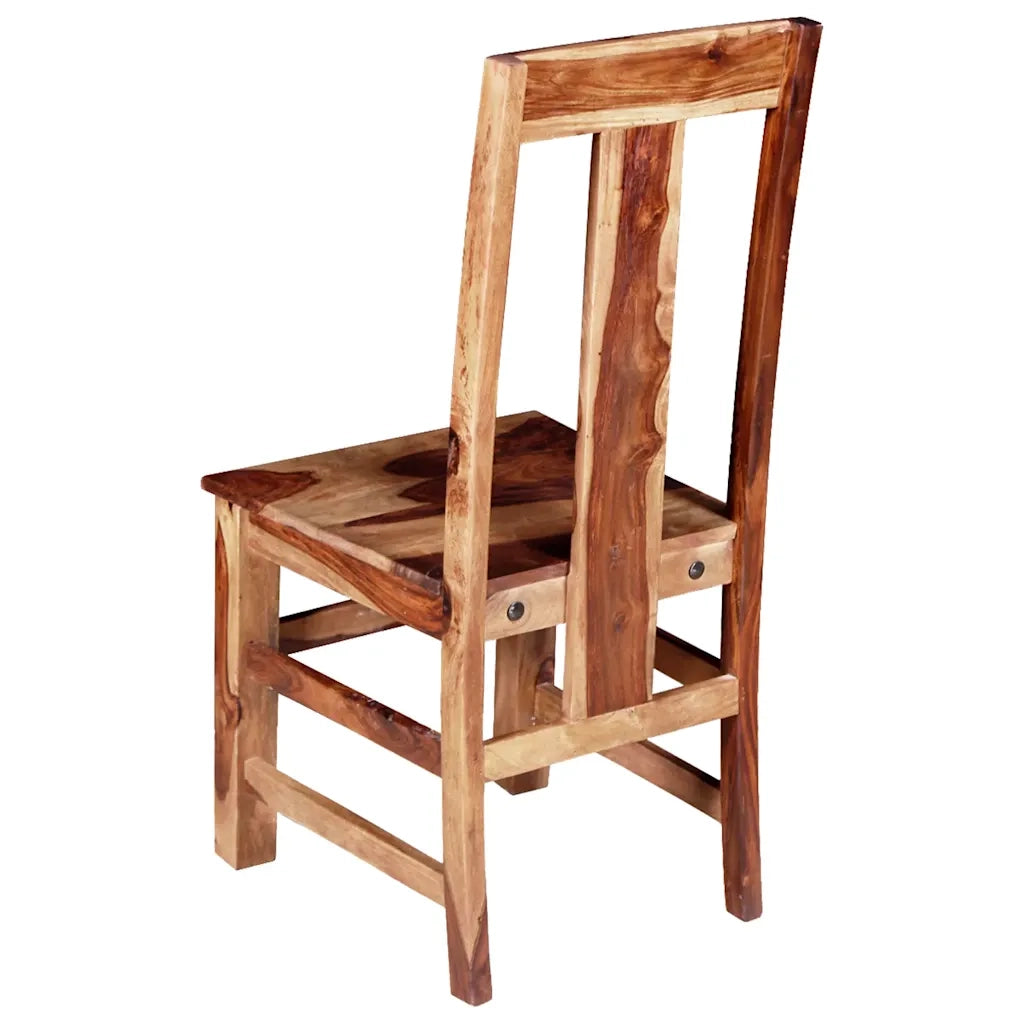 Sedie da Pranzo 4 pz in Legno Massello