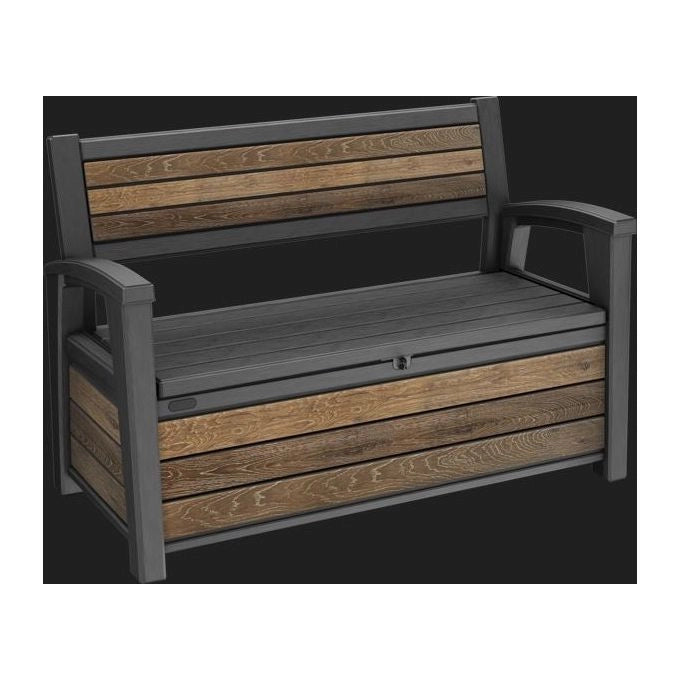keter Deco Box 150G Bauli Da Giardino e Cassapanche da Esterno per Arredo e Mobili da Giardino