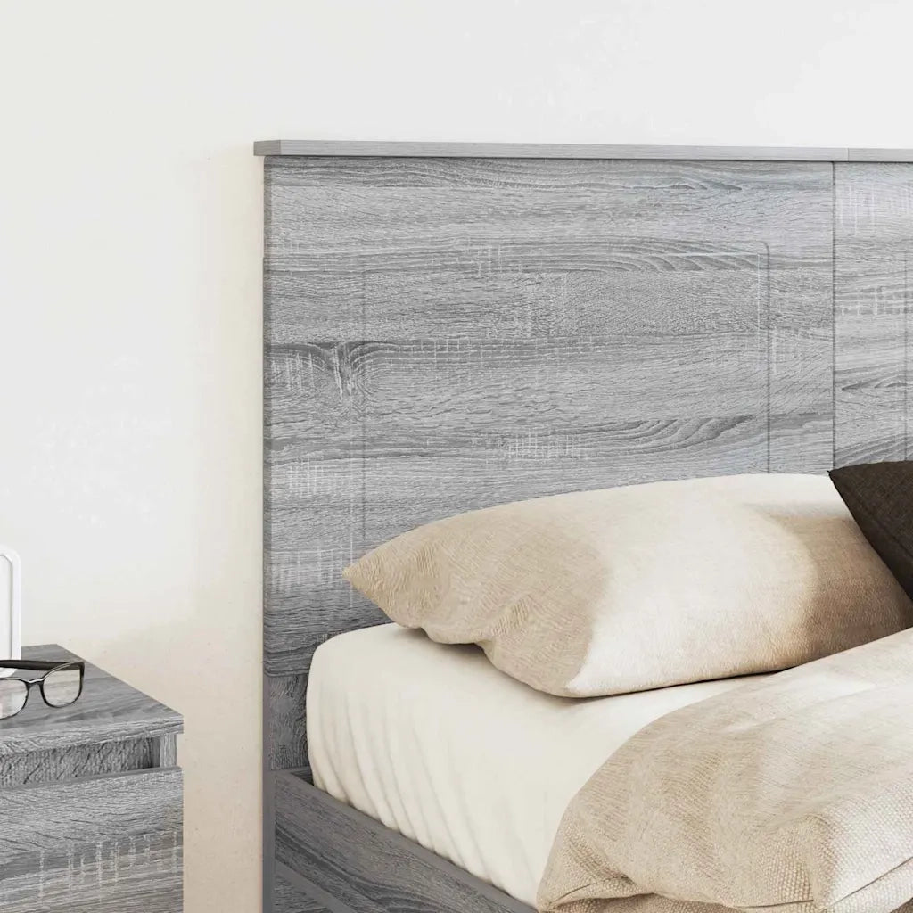 Testiera-Testata-Testiera Decorativa Grigio Sonoma 150 cm Legno multistrato 837399