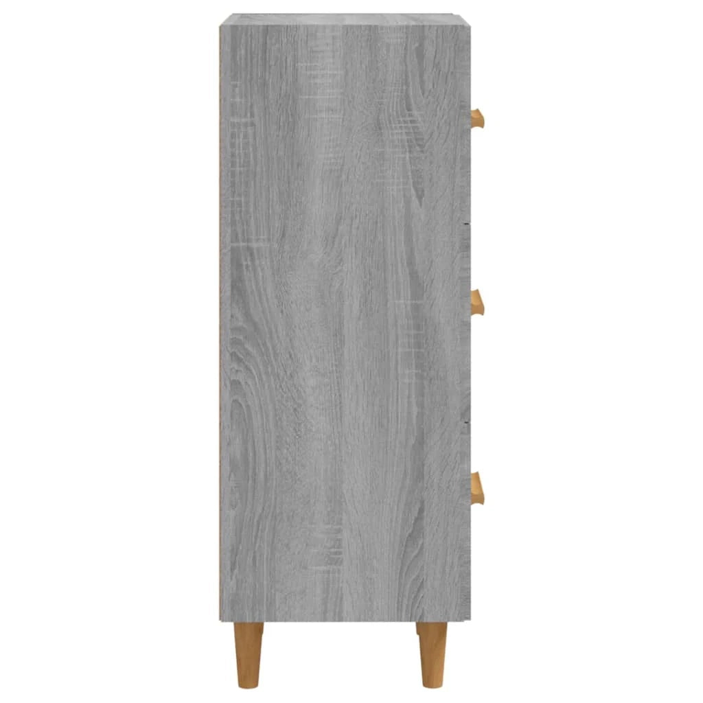 Buffet credenza cassettiera armadio mobile contenitore organizer cucina soggiorno Sonoma 34,5 x 34 x 90 cm legno ingegnerizzato grigio 02_0036339