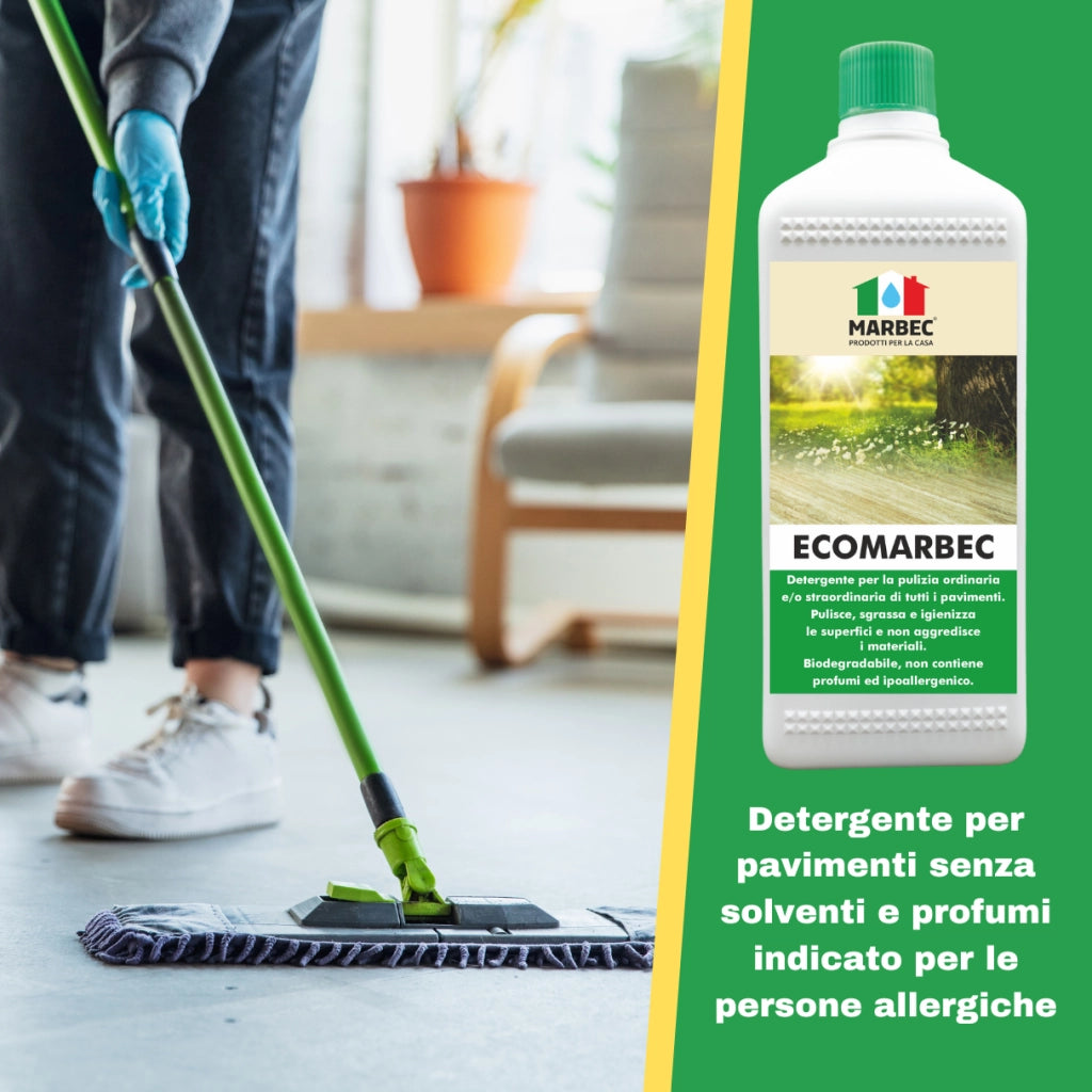 Detergente per pavimenti ECOMARBEC   1LTx6Pz