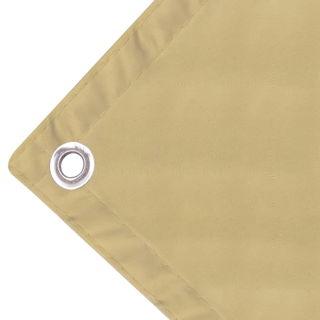 Schermo per balcone schermo per la privacy tessuto Oxford 90 x 600 cm beige 02_0010178