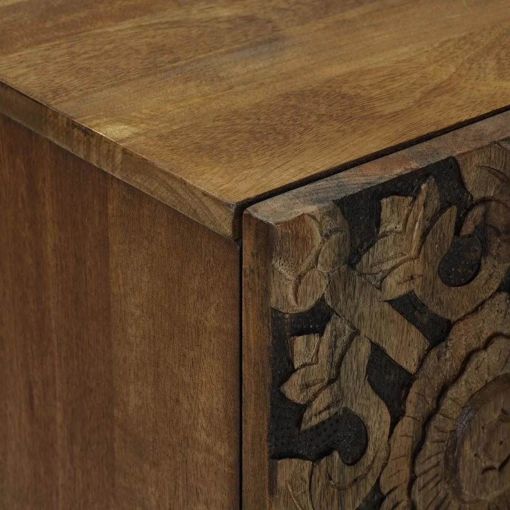 Credenza con Ripostiglio Marrone 60 x 33,5 x 75 cm