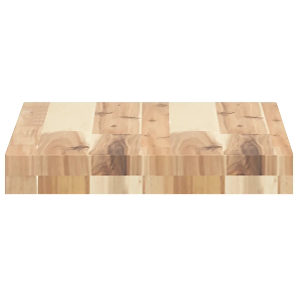 Piano per Tavolo 50x30x4cm Rettangolare Legno Massello Acacia