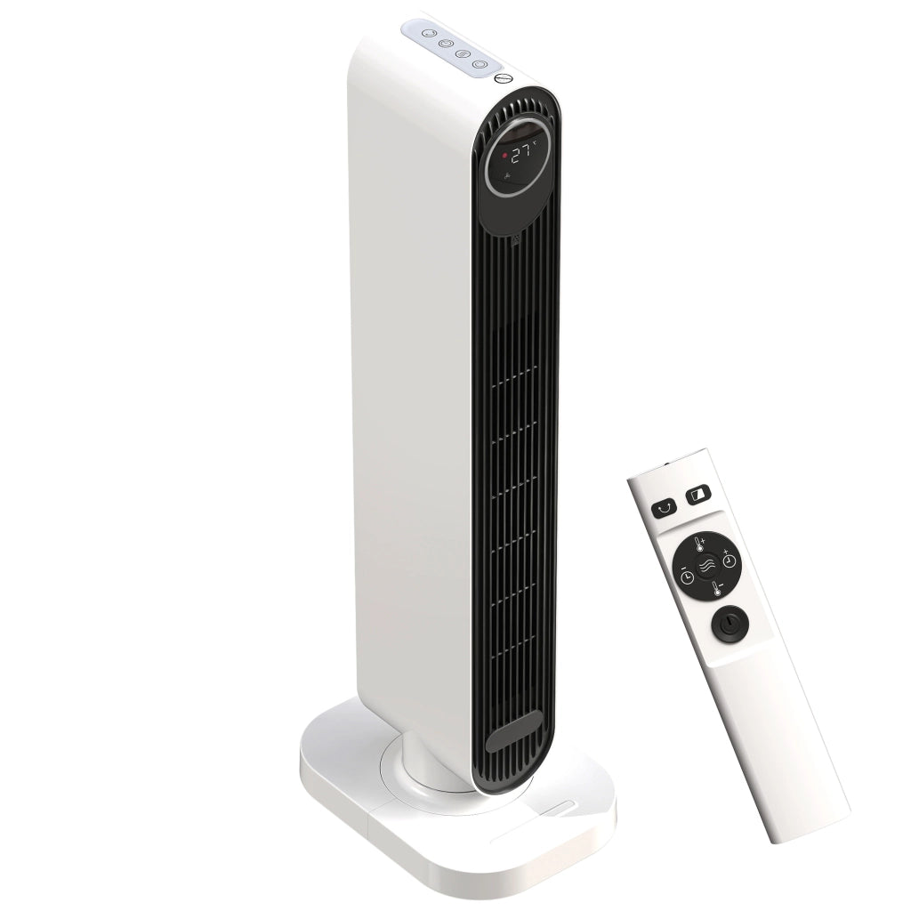 Termoventilatore 2000W con Telecomando ¨C zephmum ¨C 30x22x82.5 cm Bianco