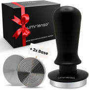 Set di tamper 53,3 mm con base a rilievo e liscia intercambiabile, regolatore di pressione 15 kg, accessori per caffè, set di accessori per portafiltro, set di accessori per macchina caffè, set di tamper per espresso, set di barista.