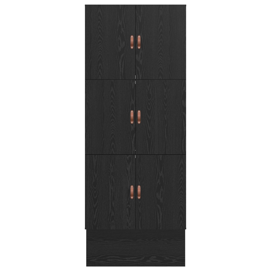 Struttura letto con contenitore in quercia nera 80x200 cm