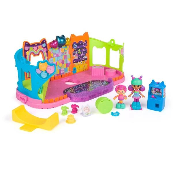 Gabby's dollhouse , l’attico a tema feste della casa delle bambole di gabby, compatibile al playset della casa delle bambole, giocattoli per bambine e bambine, 3+ anni - 6069755