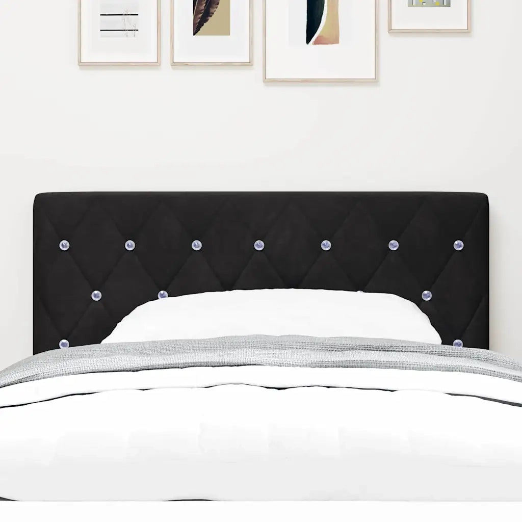 Testiera Nero 90 cm Velluto 42007077