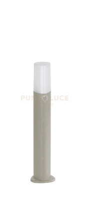 PALETTO POU-53 COLORE SILVER  H.50CM 1 LUCE ATTACCO E27 IP44