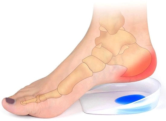 Inlegzoli ortopedici con gel - 3 paia - Supporto comodo per il piede - Riduce la fatica al piede - Cuscini per il tallone in silicone