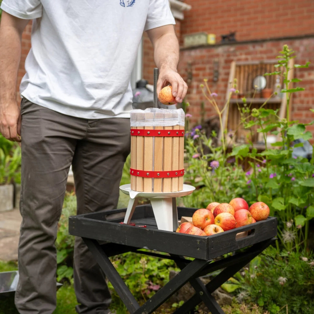 Pressa per Frutta 6 Litri e Trituratore 7 Litri per Fare Succo, Sidro e Vino