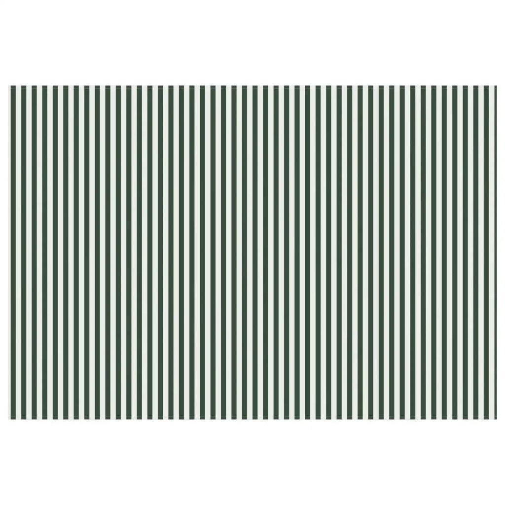 Telo di ricambio per tenda da sole Verde e Bianco 600 × 350 cm 3444470