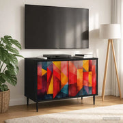 Mobile TV HEESCH 69 x 33 x 50,5 cm Rovere Nero 8007018
