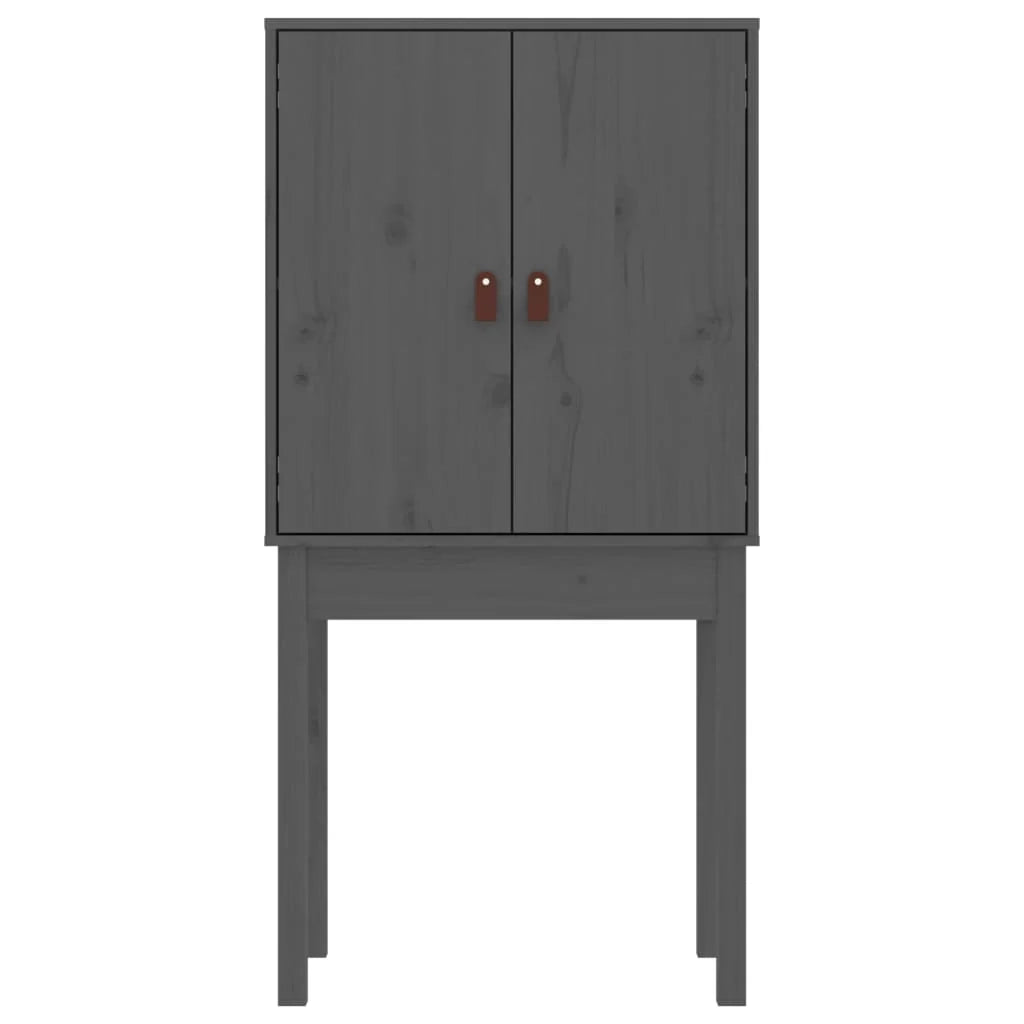 Buffet credenza cassettiera armadio mobile contenitore organizer cucina soggiorno salotto alto 60 x 40 x 120 cm legno di pino massiccio grigio 02_0034228