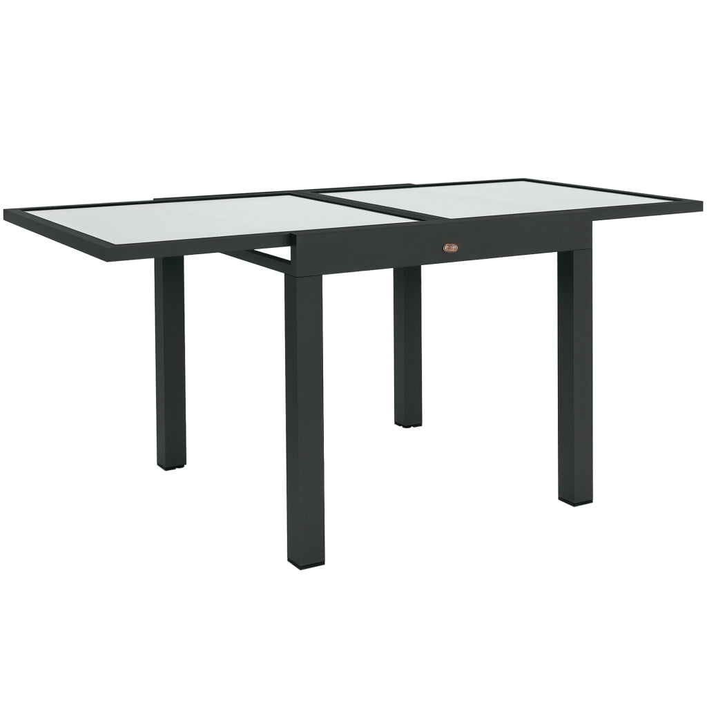 Tavolo da pranzo esterno allungabile ¨C zephmum ¨C 160x80x75 cm nero