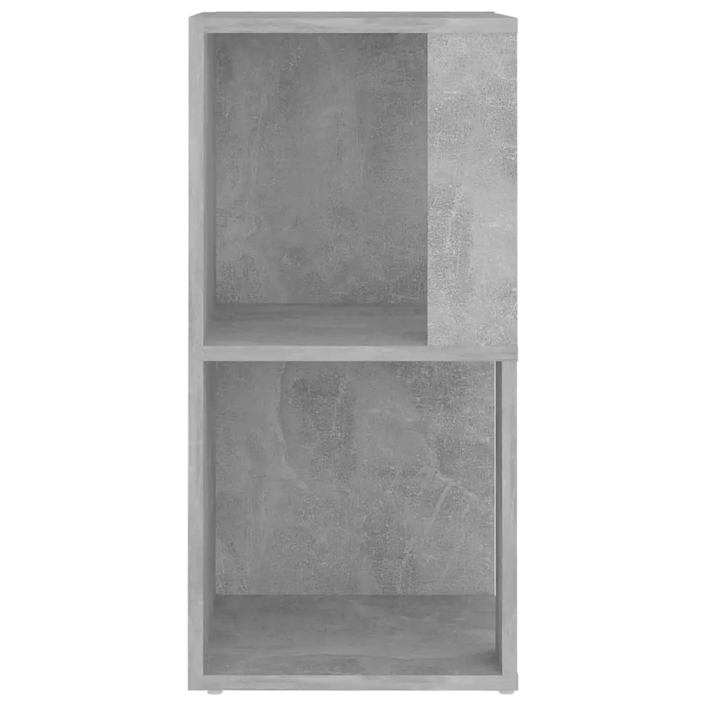 Mobile angolare rustico multifunzionale 33 x 33 x 67 cm in legno composito grigio cemento 02_0047968