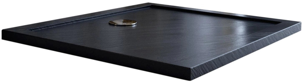 Piatto Doccia in Acrilico Fosterberg Floret 3 Antracite 80x120 cm