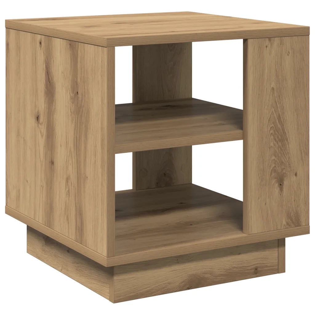 Tavolino da Salotto Artigianale 40x40x43 cm Legno Multistrato