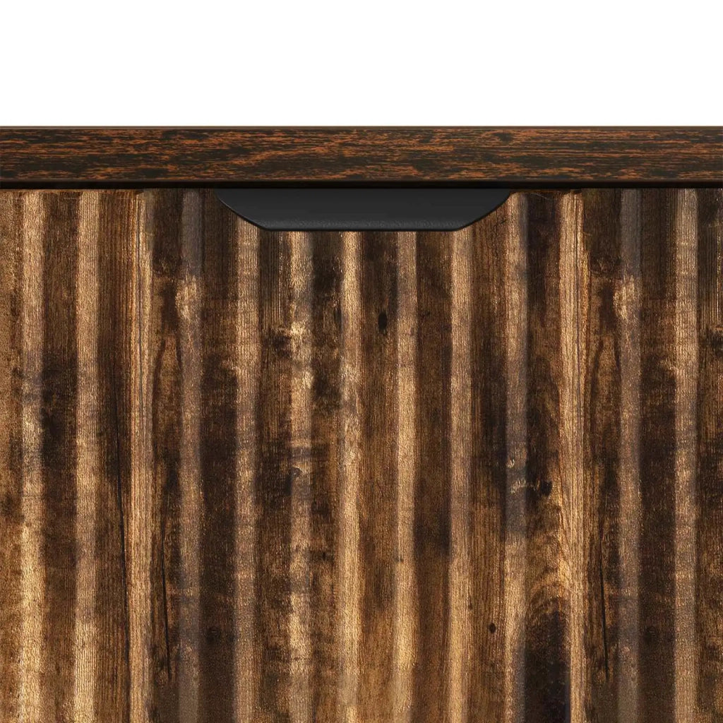 Mobile da Bagno con cassetto Rovere fumé 39,5 x 36 x 88 cm 883399