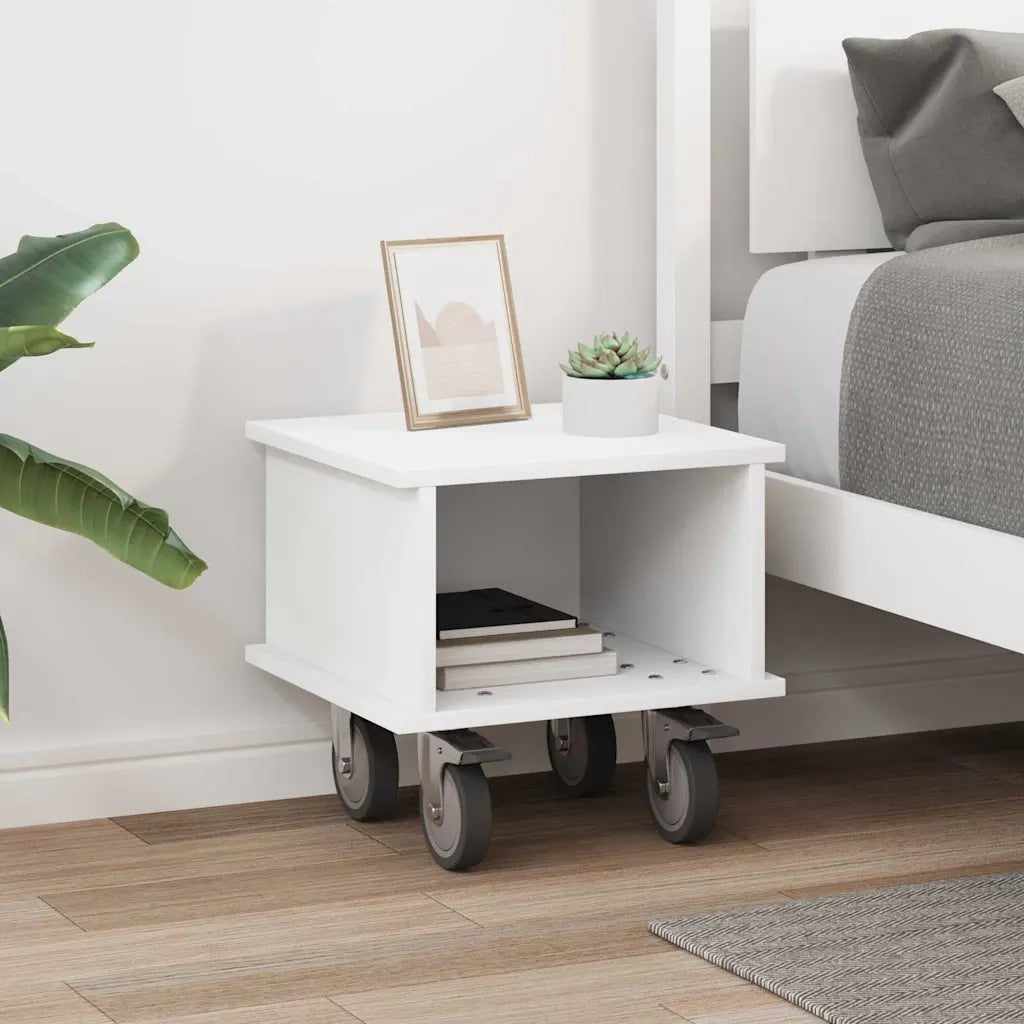 Supporto TV-Credenza per TV-Mobile TV Bianco 37 x 35 x 35 cm Legno multistrato