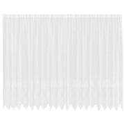 Tenda in Pizzo con tende Bianco 240 x 500 cm Poliestere