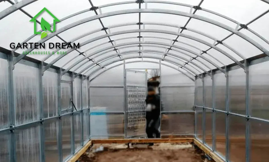 Serra da giardino GARDENER 3 x 8 m (24 m²), 6 mm con rivestimento in policarbonato