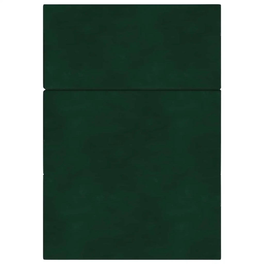 Divano Letto Pieghevole 120 x 67 x 45 cm Verde Scuro 900217