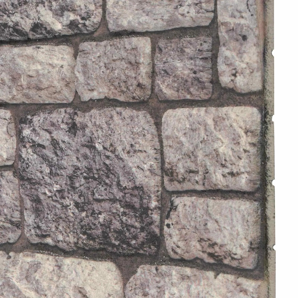 Pannelli da parete 10 pz Grigio e Bianco 100 x 50 cm CFW6677215