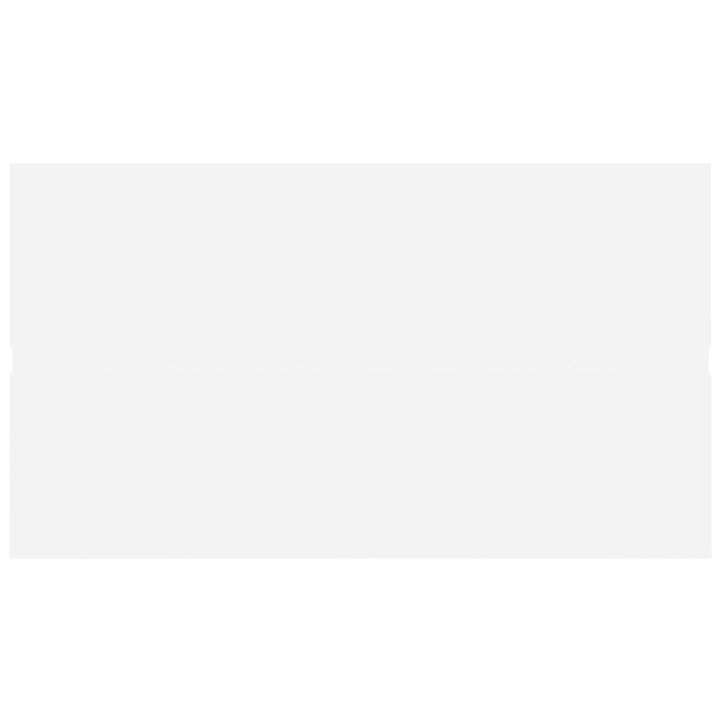 Mobile con Lavabo Integrato Bianco in Legno Multistrato 3071549