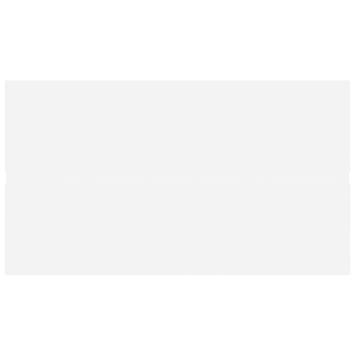 Mobile con Lavabo Integrato Bianco in Legno Multistrato 3071549