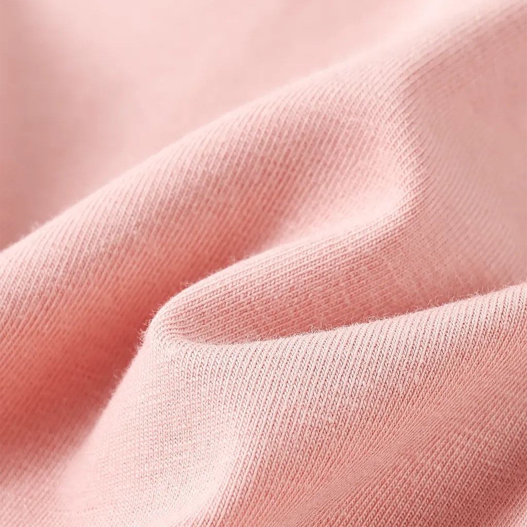 Maglietta Bambina Maniche Lunghe Rosa Chiaro 128 14087