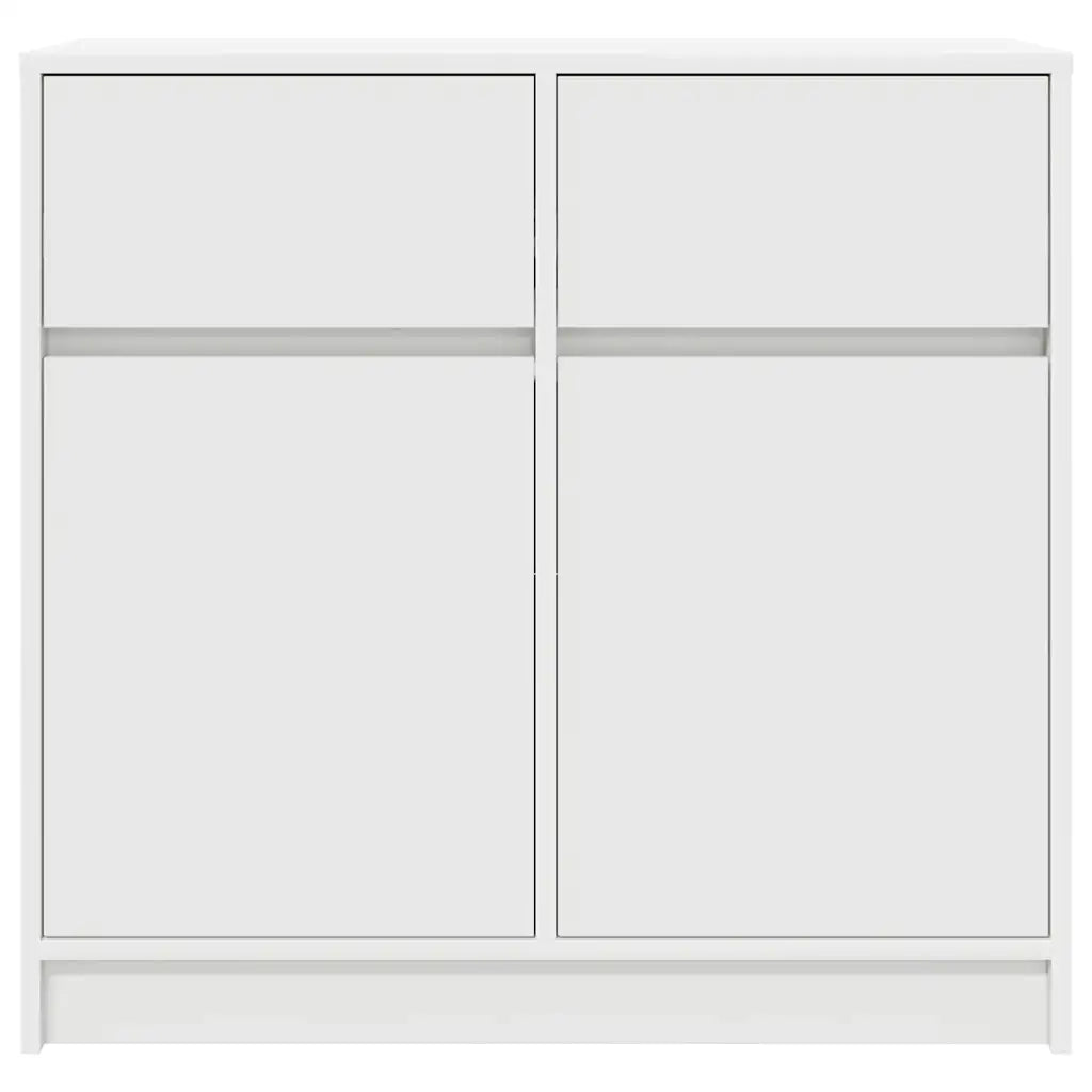 vidaXL Credenza con Cassetto Bianco 80x34x76 cm in Legno Multistrato