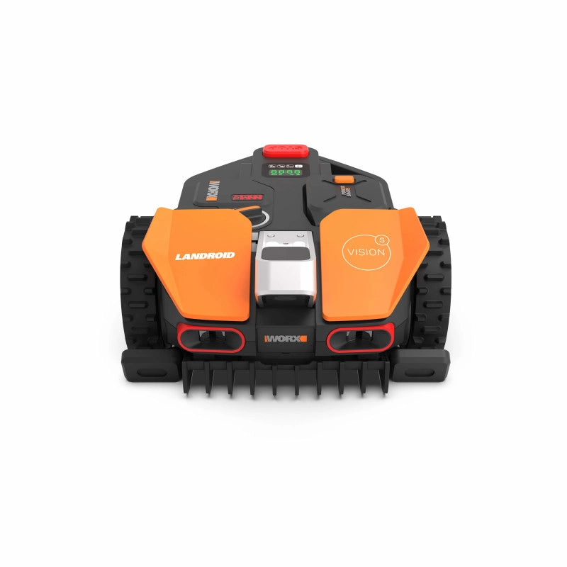 Robot rasaerba automatico WR202E Landroid Vision con videocamera AI per giardini fino a 250 m² - Worx