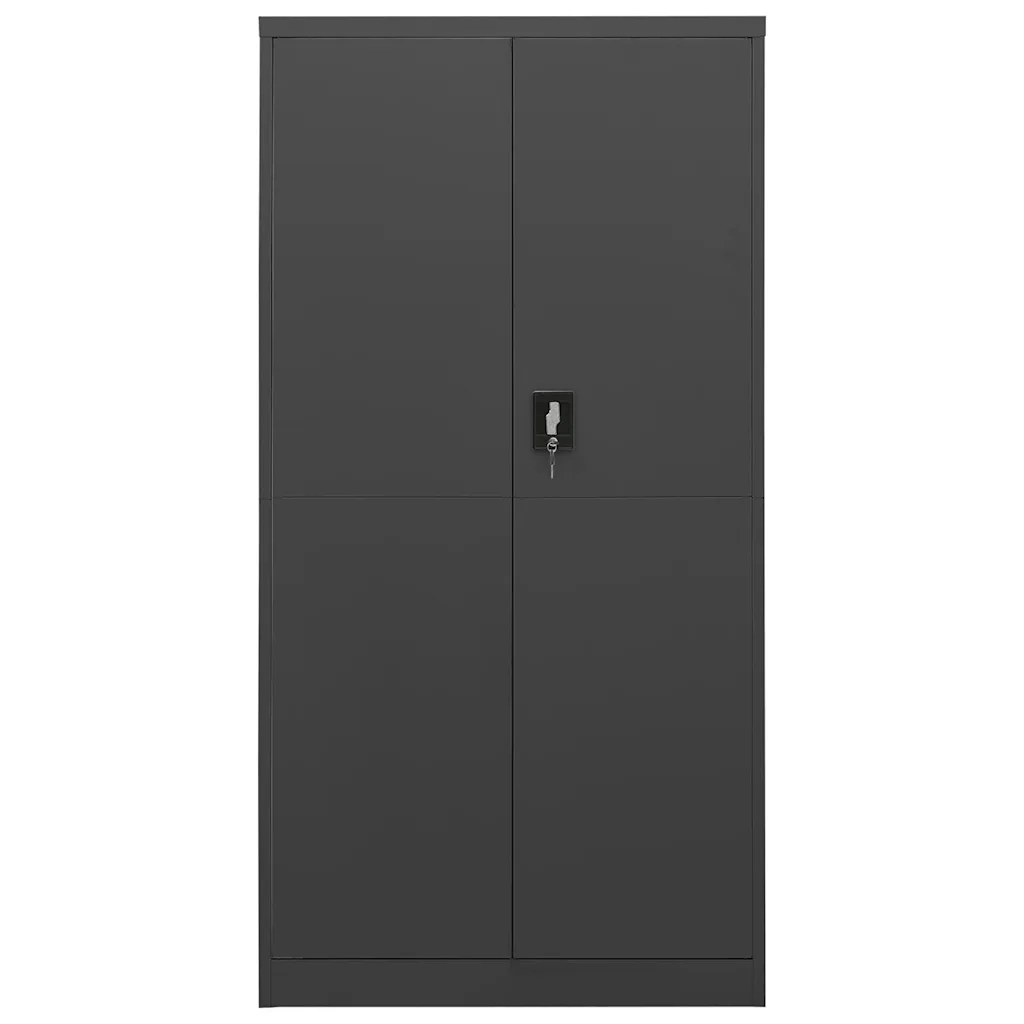 Armadio con Ripiani Antracite 90x40x180 cm in Acciaio CFW5130036