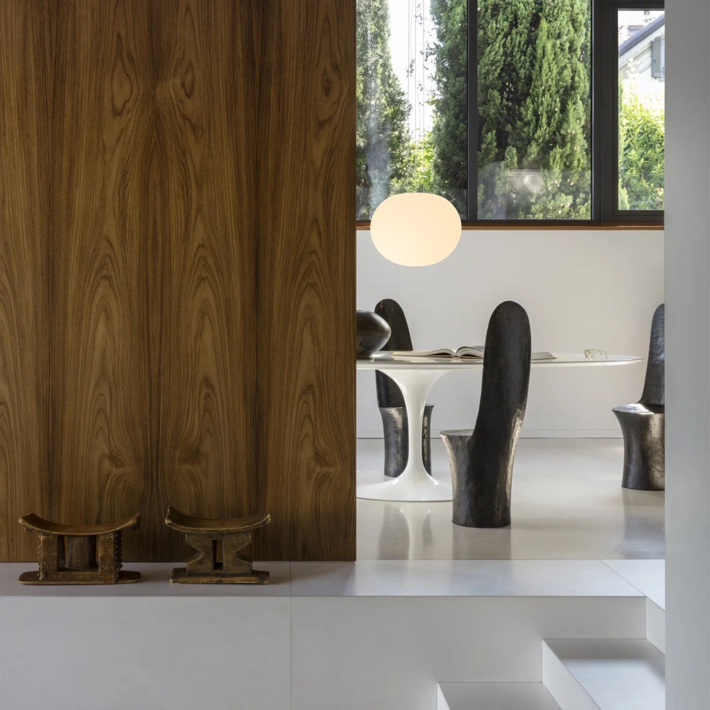 Lampada A Sospensione Cotton E27 Bianco Altezza Regolabile Ideal Lux