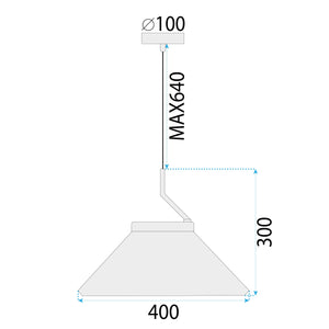 Lampada Black APP1670-1CP