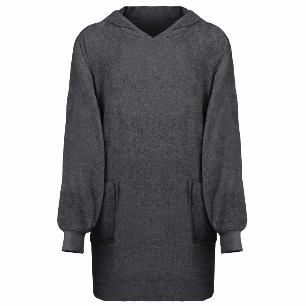 Felpa coperta KINN Antracite L Cotone CFW5160121