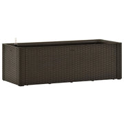 Aiuola rialzata per piante e fiori con sistema di irrigazione 100 x 43 x 33 cm colore moka 02_0001161