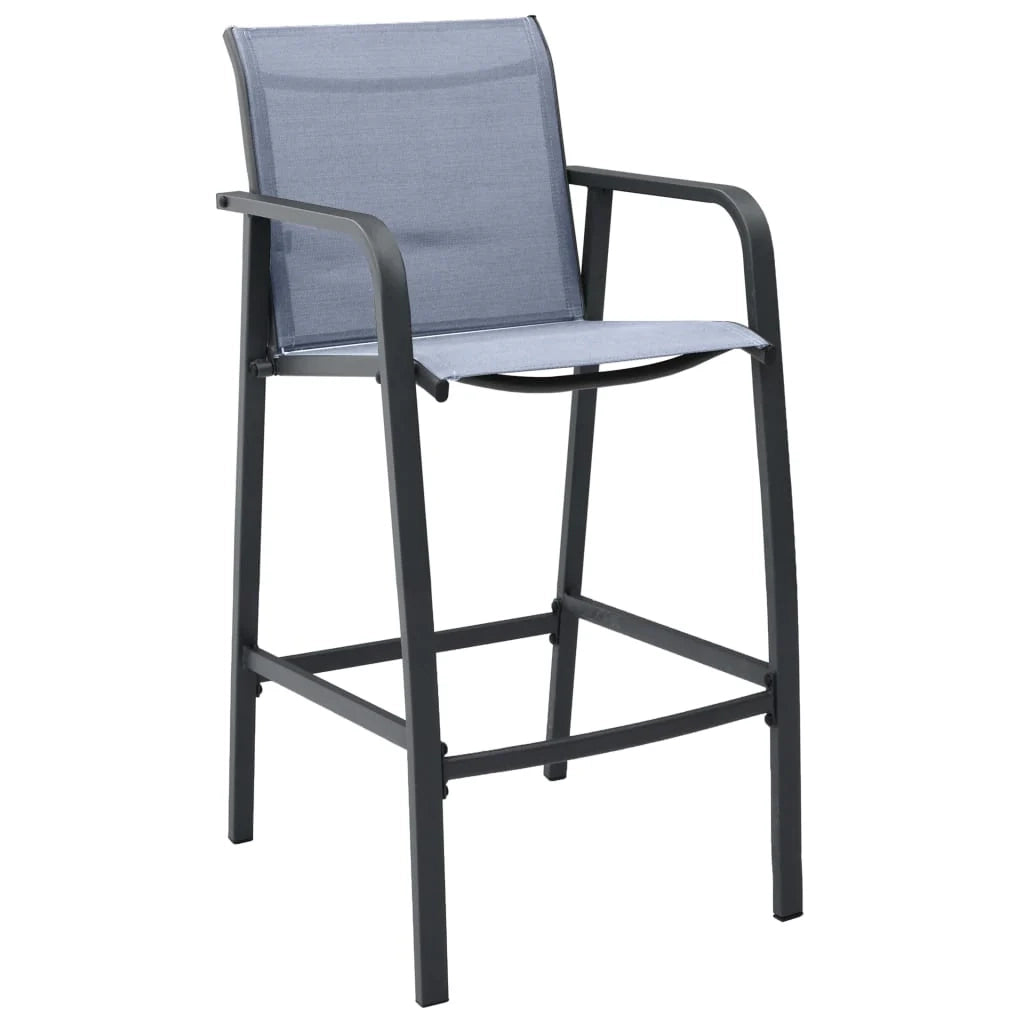 Set bar da giardino 7 pezzi nero e grigio 02_0013439