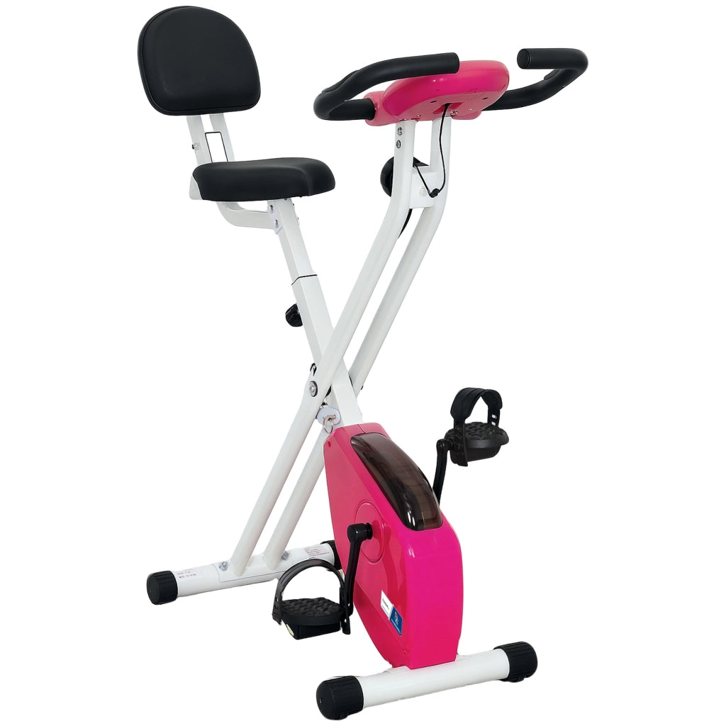 Cicloergometro Pieghevole ¨C zephmum ¨C Rosa, 8 Livelli Resistenza